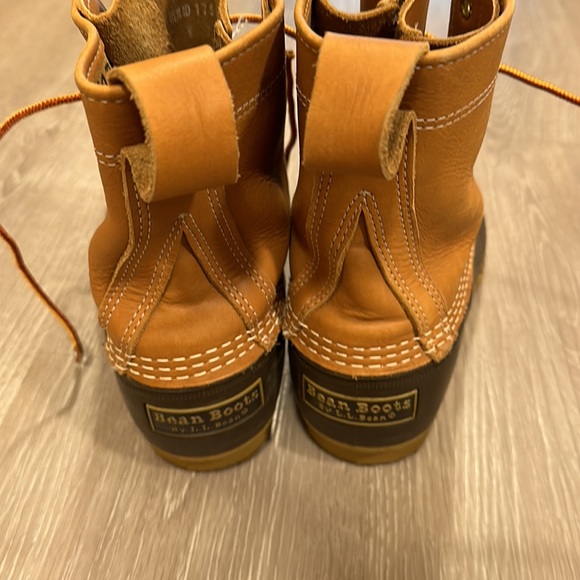 LL BEAN BROWN DUCK BOOTS, SIZE 7 - Picture 2 of 8